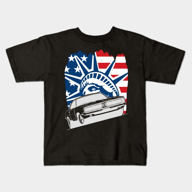 Charger RT 1970 Kids T-Shirt by EtyazaForez